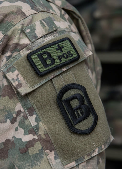 Blutgruppenpatch B+pos