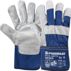 Handschuhe Weser Gr.10 blau EN 388 PSA II PROMAT - VPE: 12