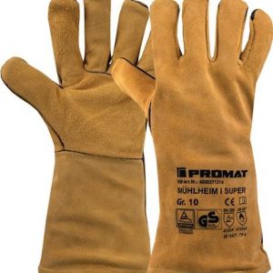 Schweißerhandschuhe Mühlheim I Super Gr.10 gelb Rindspaltleder 6 PA - VPE: 6