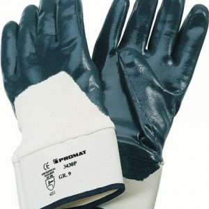 Handschuhe Neckar Gr.9 blau Nitrilteilbeschichtung EN 388 PSA II PROMAT - VPE: 12