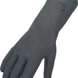 Chemiehandschuh Gr.9 schwarz EN 388,EN 374 PSA III ASATEX - VPE: 10
