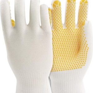 Handschuhe PolyTRIXN 912 Gr.9 weiß/gelb EN 388 PSA II - VPE: 10