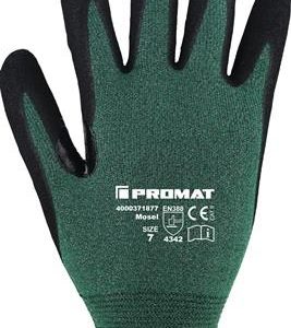 Schnittschutzhandschuhe Mosel Gr.8 grün/schwarz EN 388 10 PA - VPE: 10