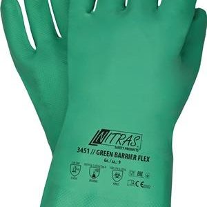 Chemikalienschutzhandschuhe Green Barrier Flex Gr.11 grün EN 388,EN 374 PSA III - VPE: 12