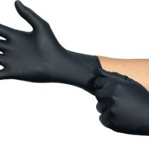 Einweghandschuh MicroFlex 94-242 Gr.L schwarz Nitril EN374 PSA III ANSELL